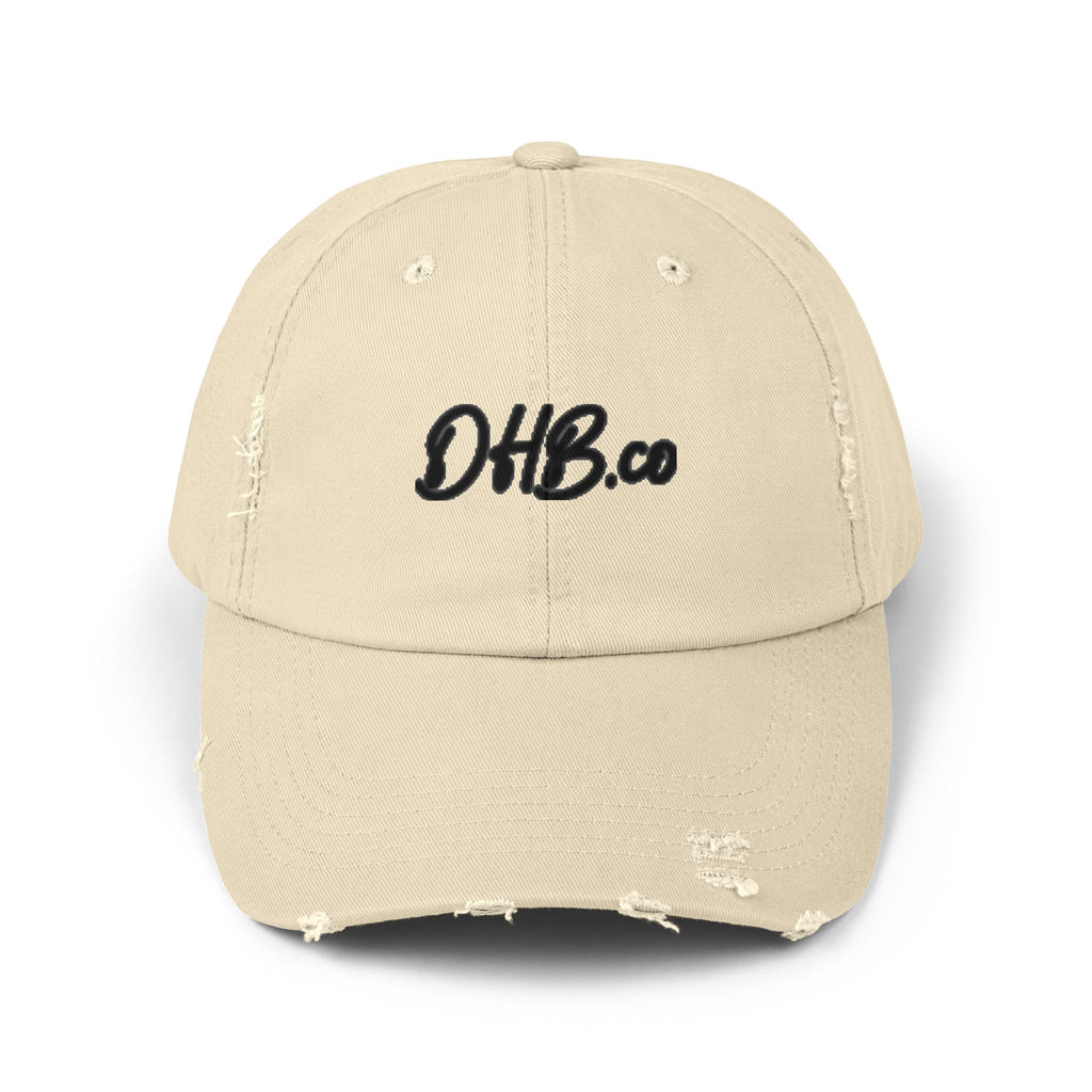 Distressed DHB.co Embroidered Cap