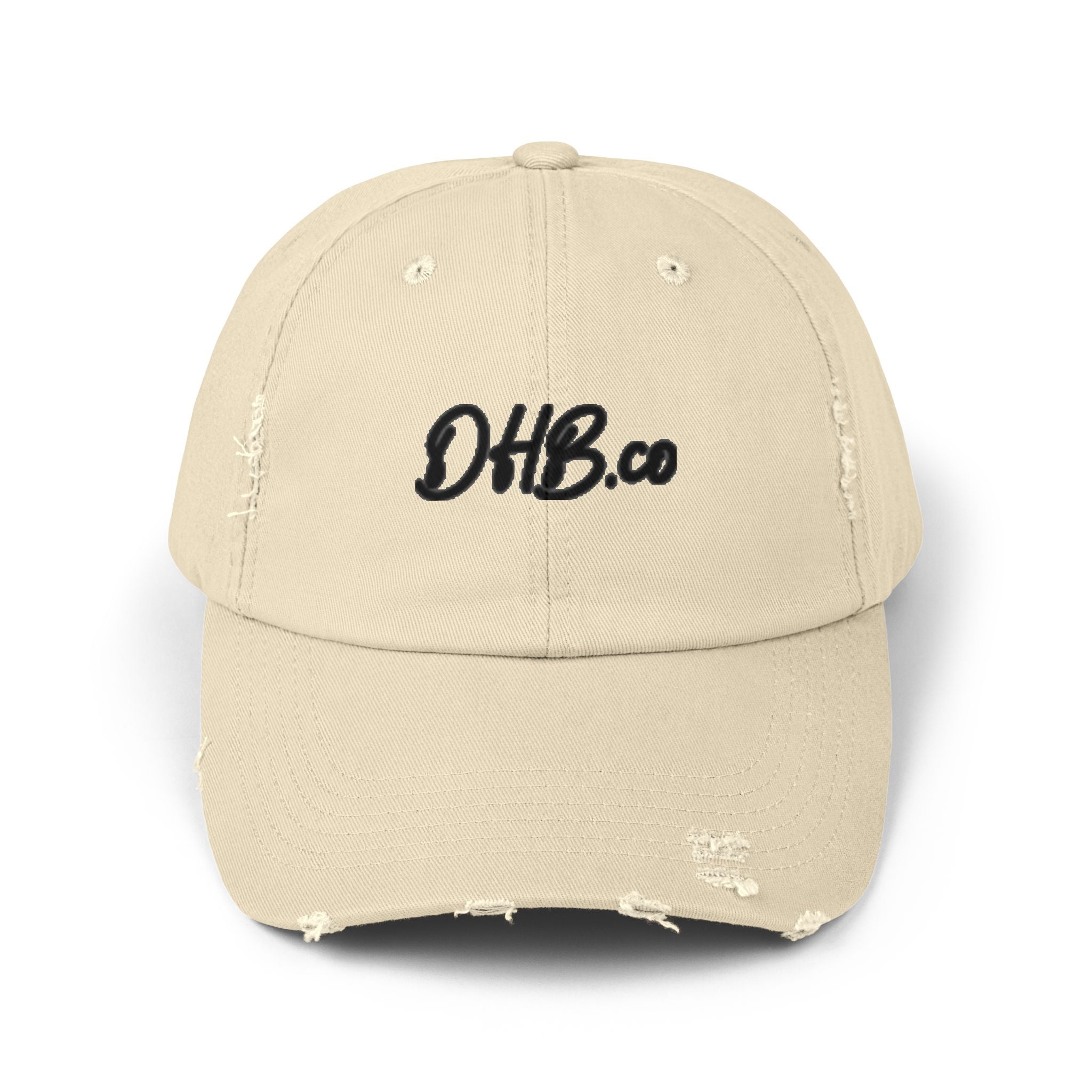 Distressed DHB.co Embroidered Cap
